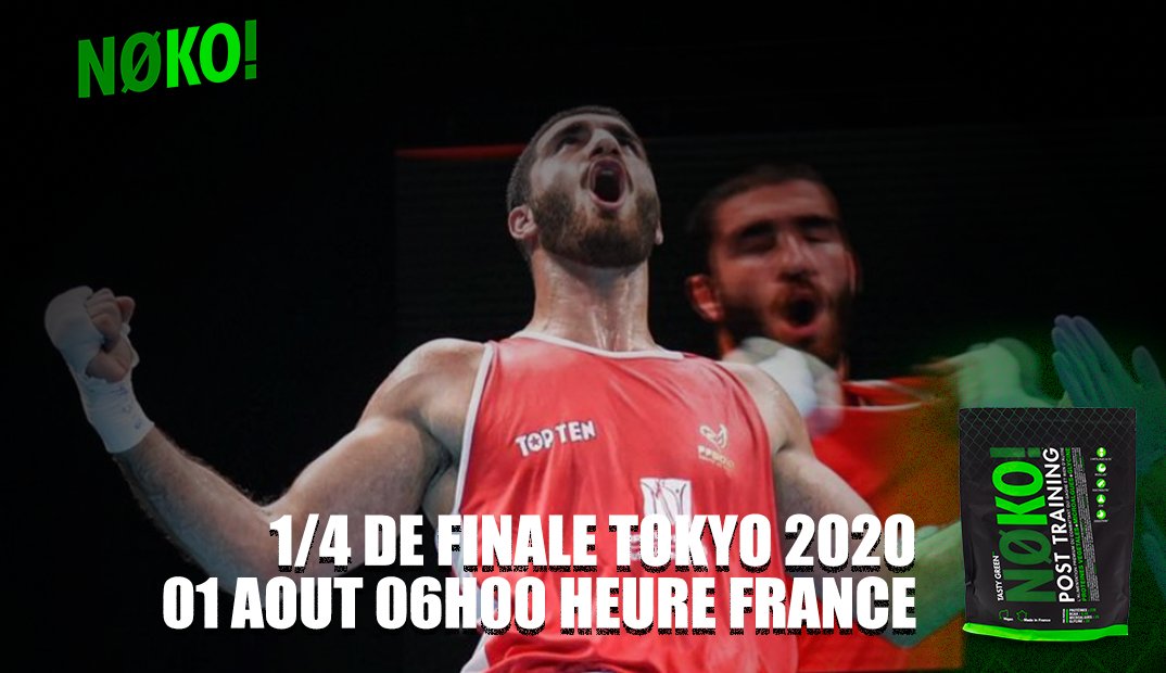 Mourad Aliev victorieux après son combat avec nokofoods