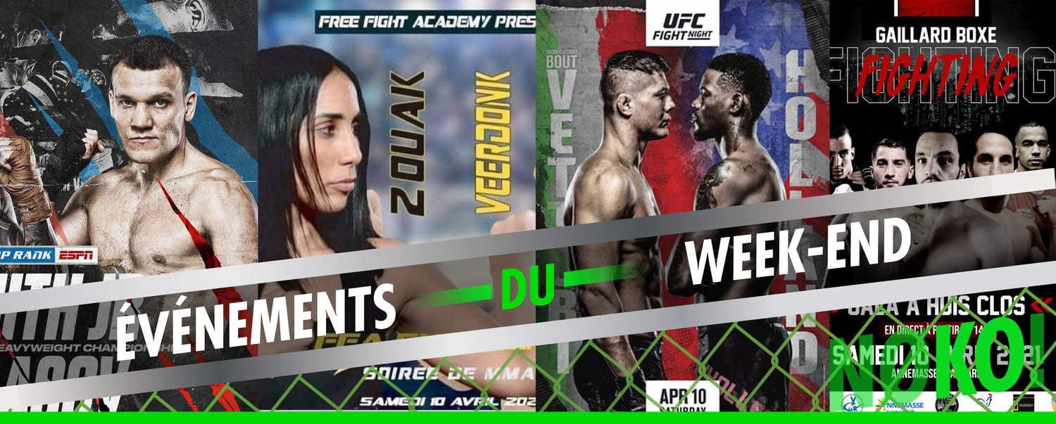 100% fight pour le week-end du 9 avril
