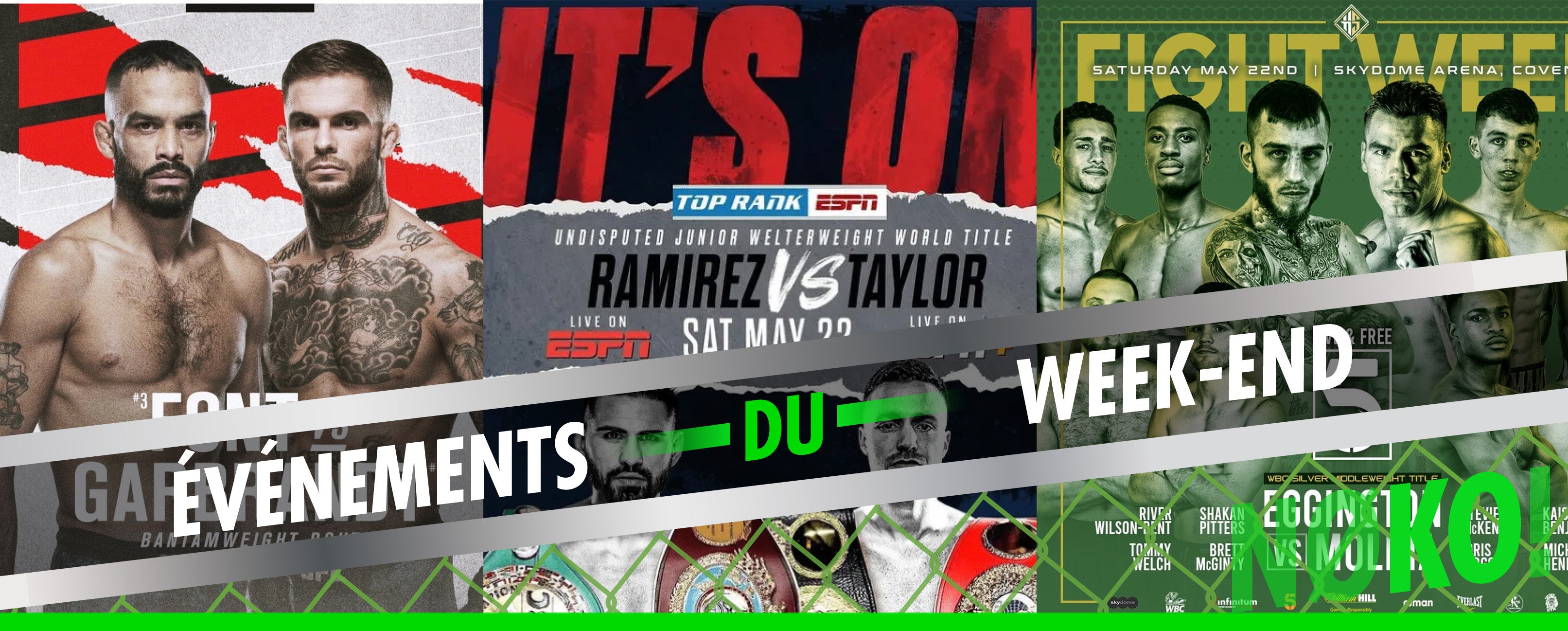 100% fight avec Josh Taylor, Carlos Molina et la fight night UFC !