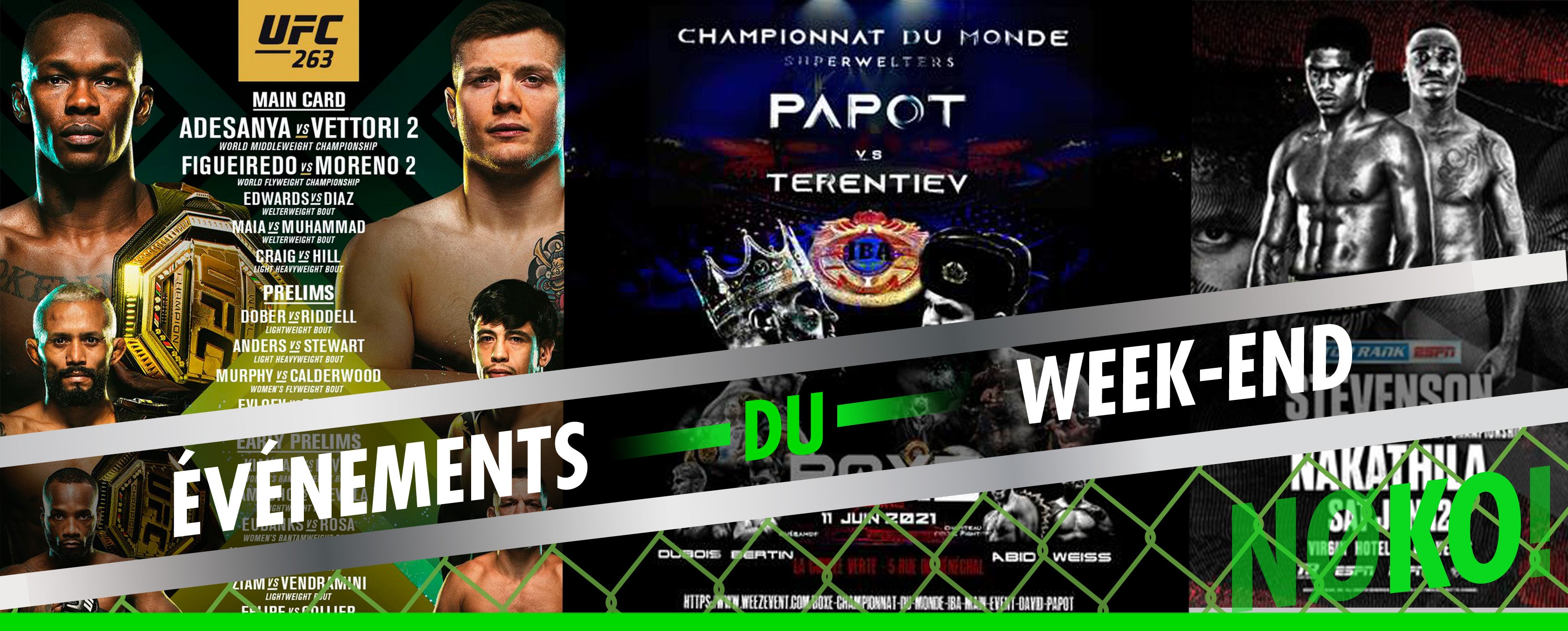 100% fight avec David Papot, Fares Ziam, Israel Adesanya et bien d'autres...