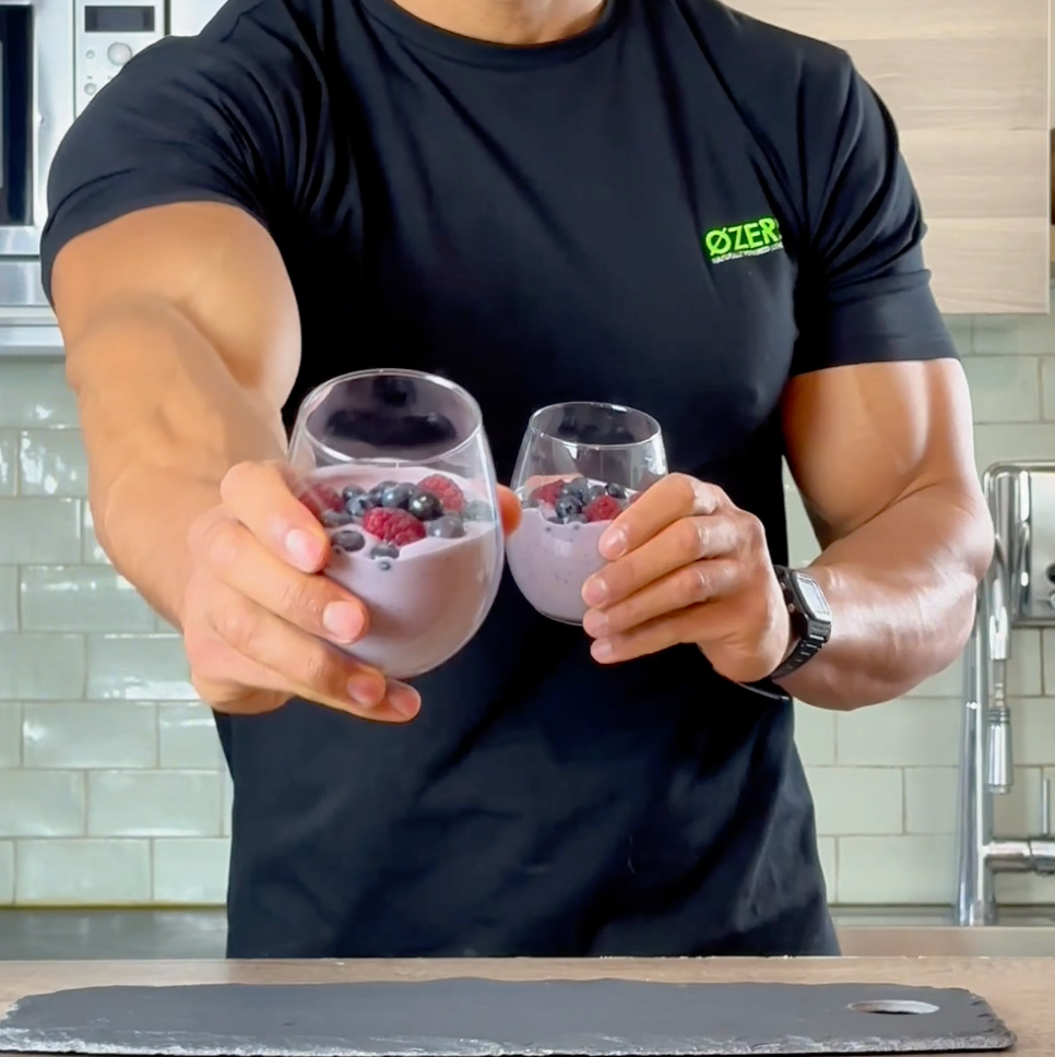 Mousse aux fruits rouges