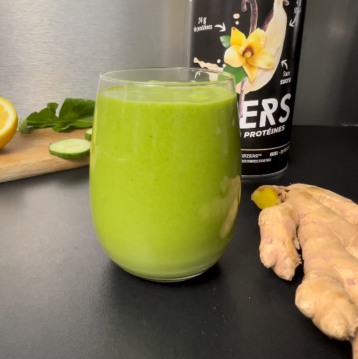 Green smoothie protéiné