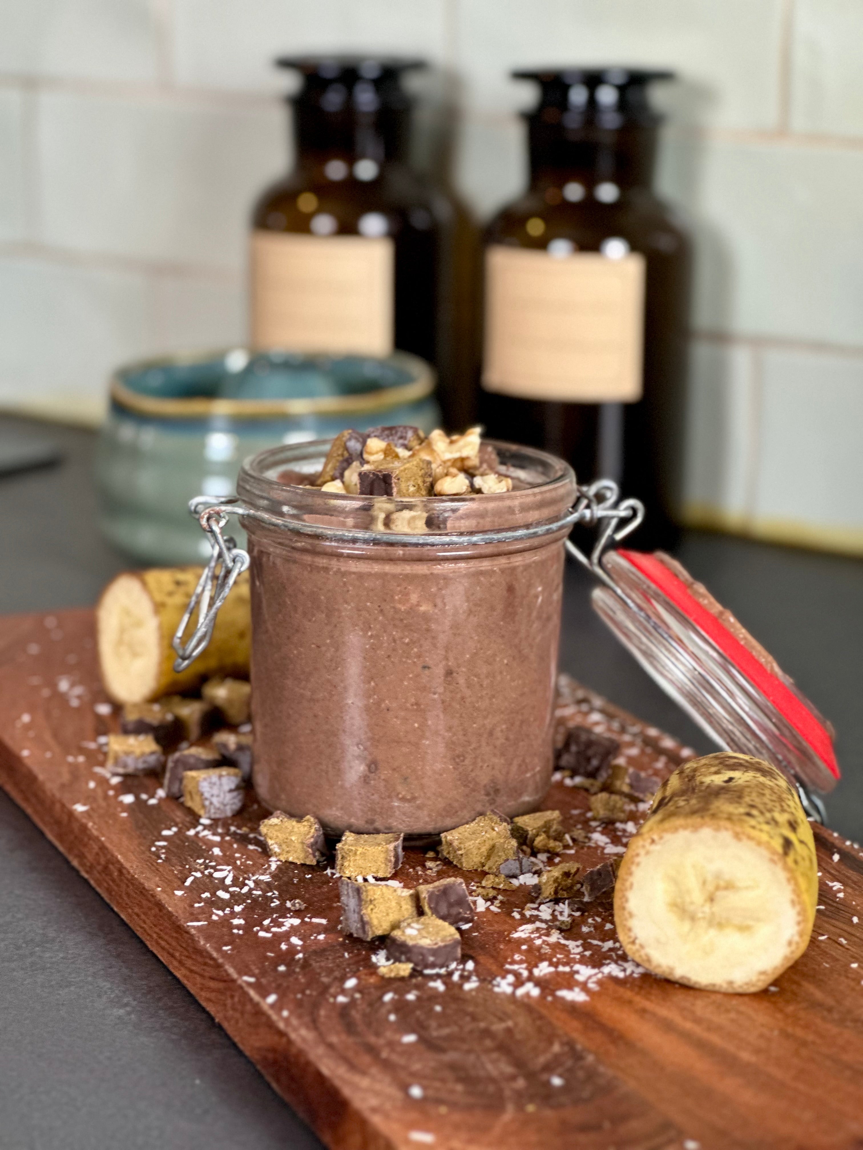 Pudding aux graines de chia et à la framboise