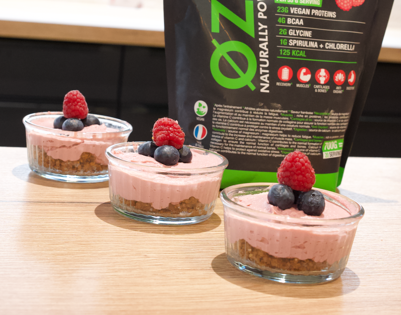 Cheesecake framboise protéiné