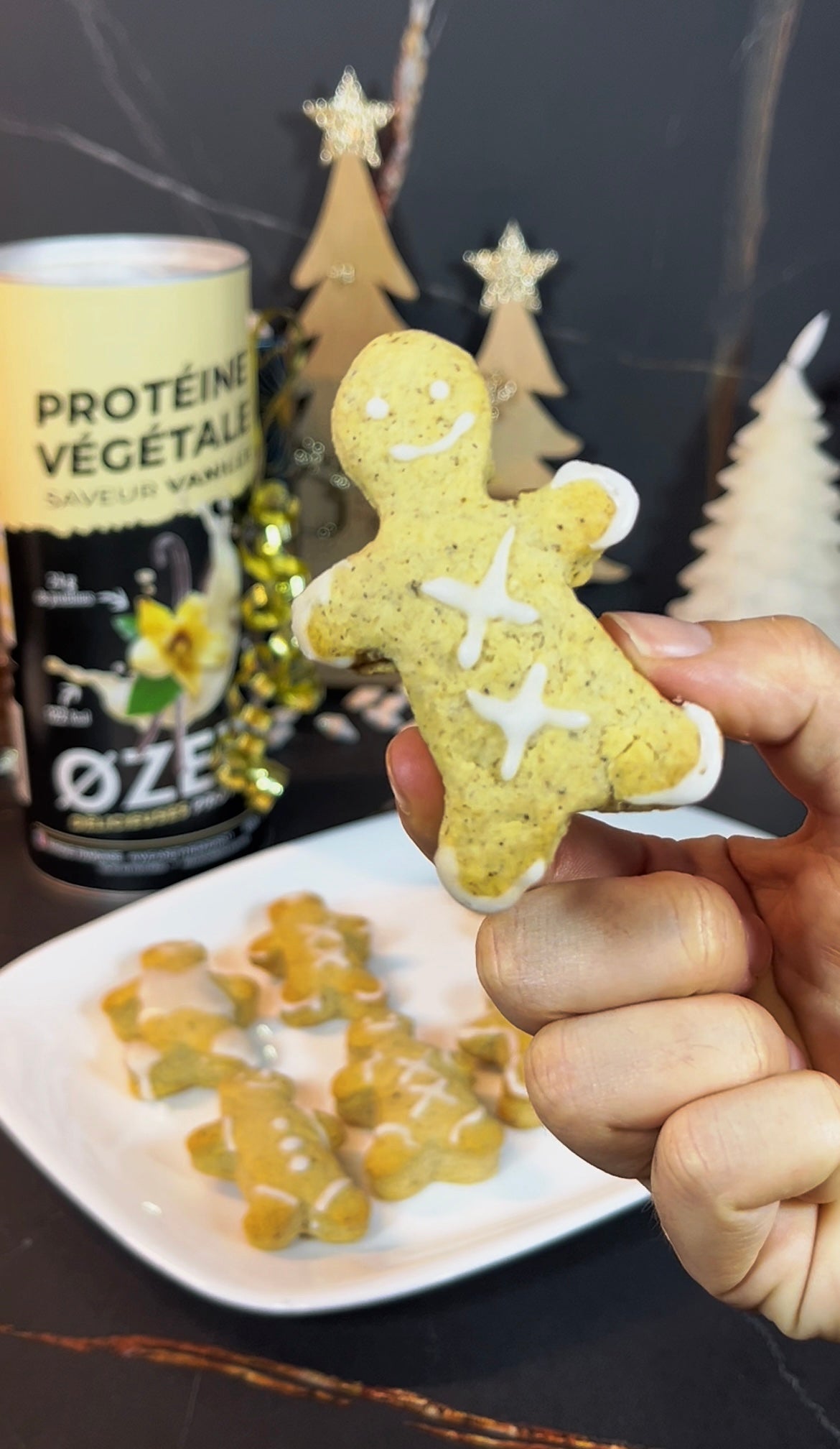 Gingerbreadmen protéinés