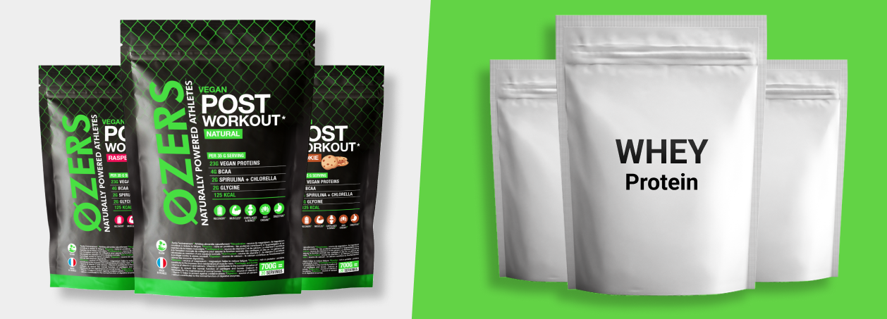 protéines végétales vs whey