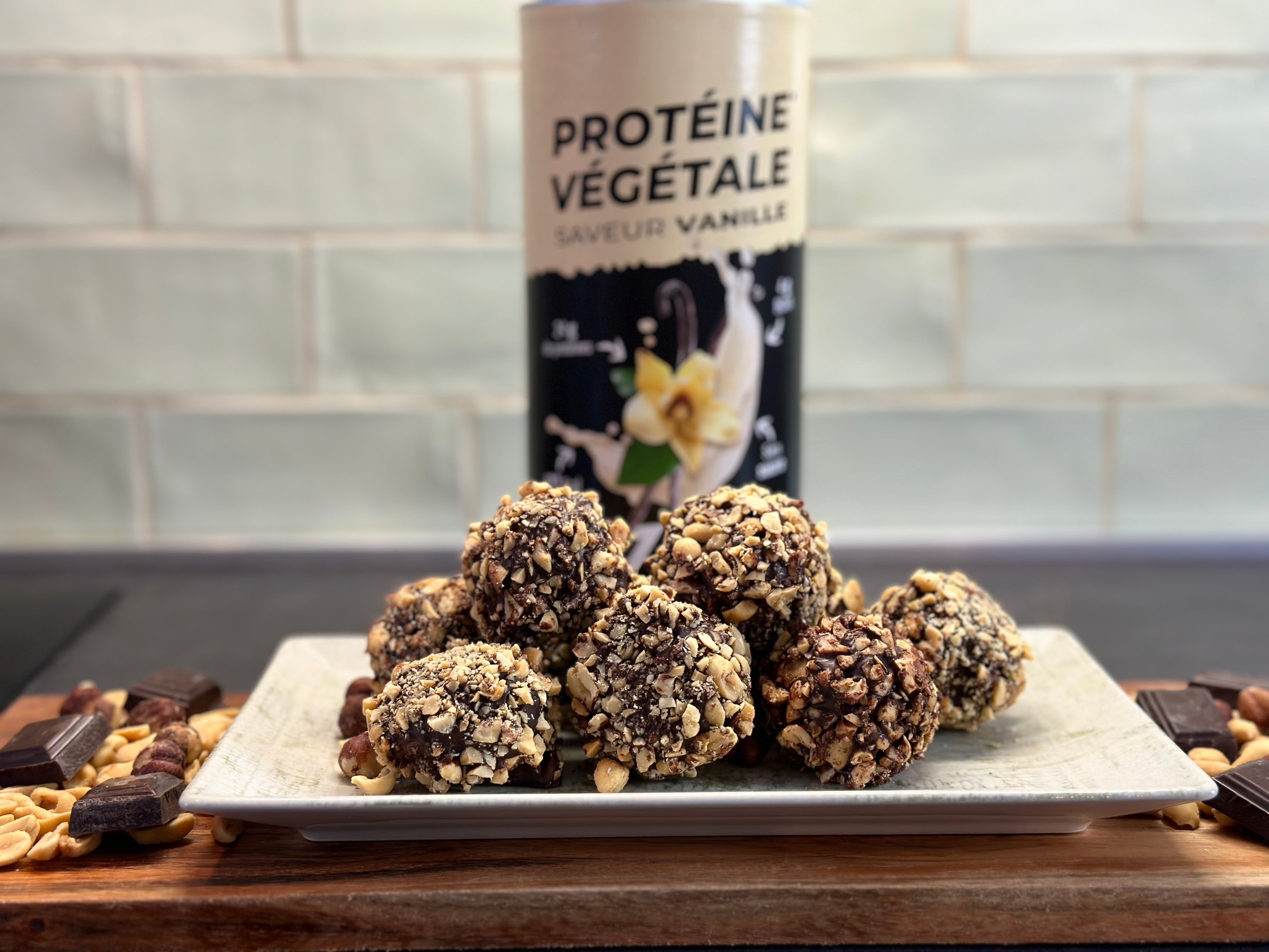 Energy balls chocolat et noix de coco