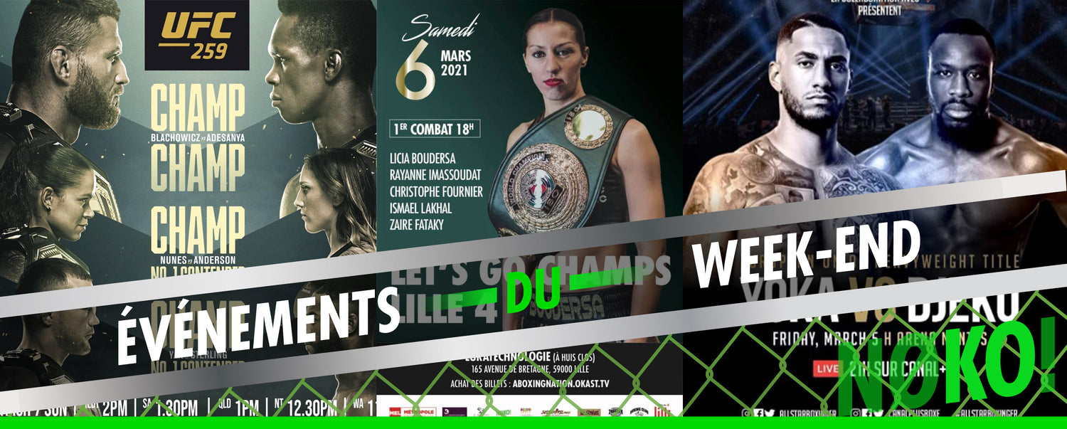 Un très beau week-end boxe et MMA en perspective