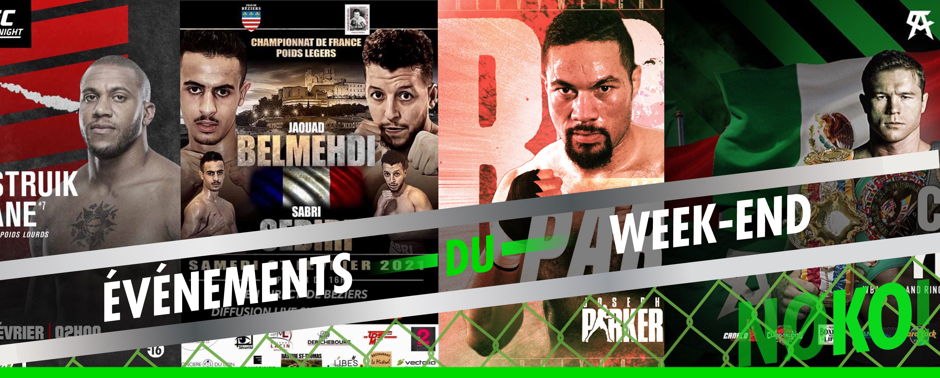 Tous les combats de ce dernier week-end de février !