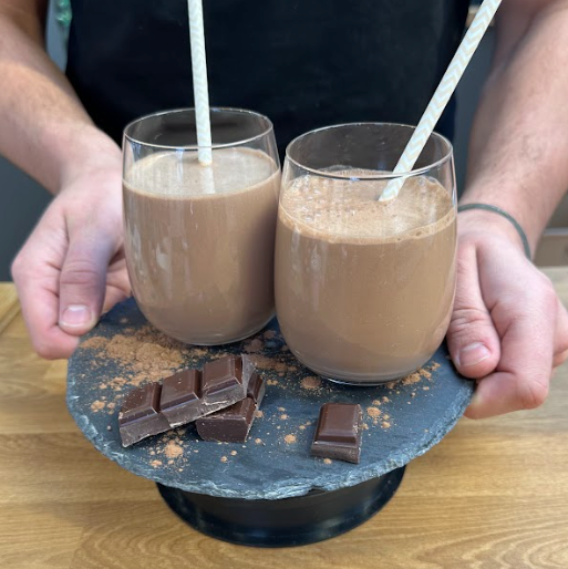 Smoothie protéiné fruits rouges citron