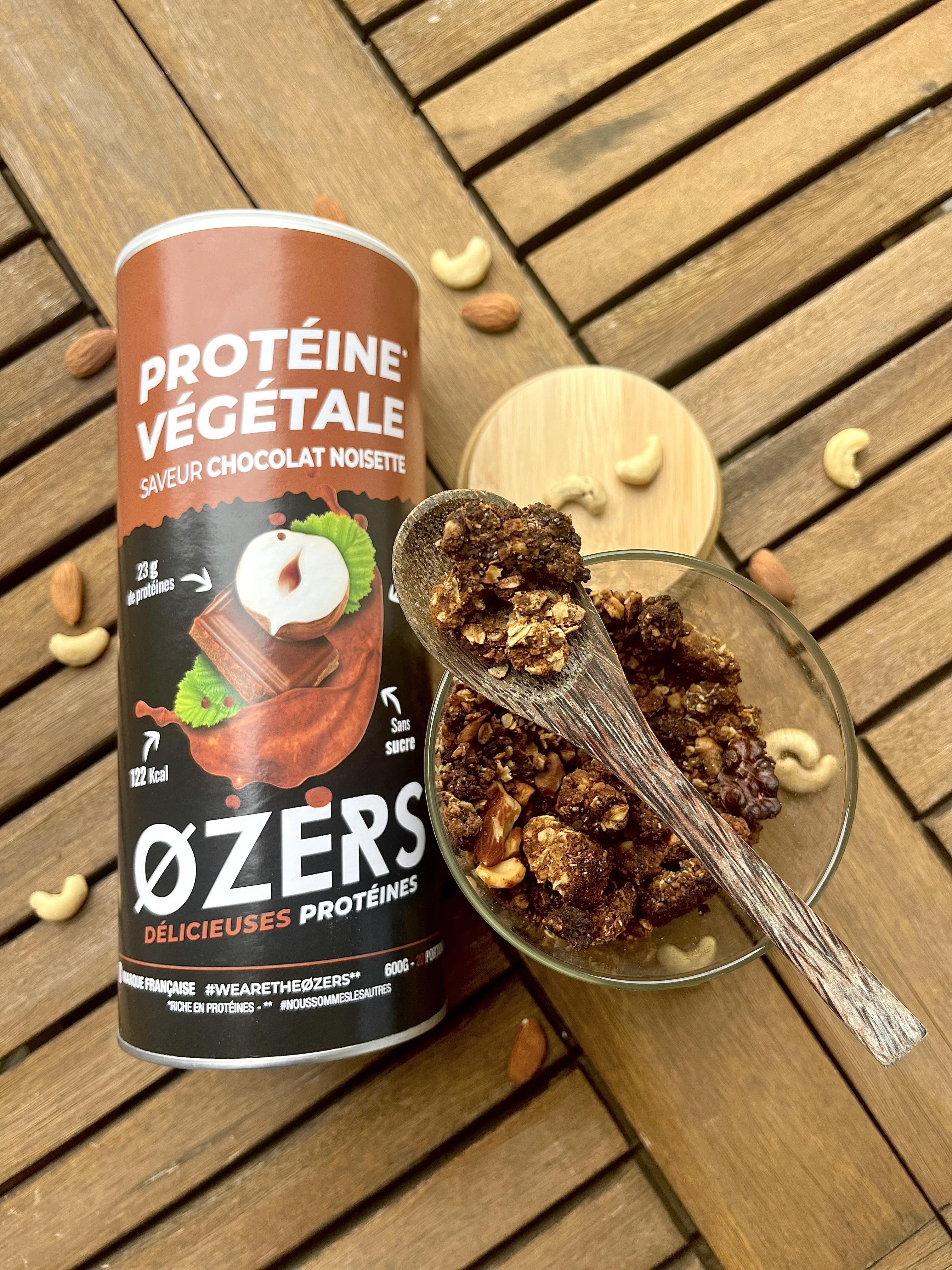 muesli protéiné chocolat noisette