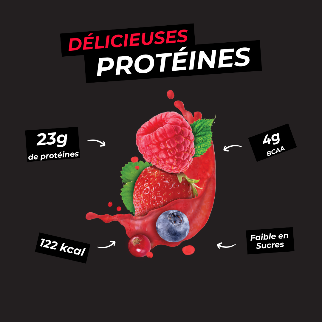 Délicieuses protéines fruits rouges photo 2